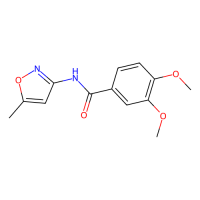 3,4-dimethoxy-N-(5-methyl-1,2-oxazol-3-yl)benzamide,309951-18-6,10mM in DMSO,阿拉丁