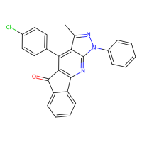 4-（4-氯苯基）-3-甲基-1-苯基-1H-茚并[1,2-b]吡唑并[4,3-e]吡啶-5-酮，1009630-24-3，≥97%，阿拉丁