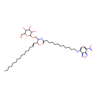 N-[12-[((7-硝基-2-1,3-苯并恶二唑-4-基)氨基]十二烷酰基] -D-半乳糖基-β1-1'-鞘氨醇，474942-98-8，≥99%，阿拉丁
