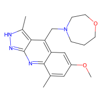 4-[(6-methoxy-3,8-dimethyl-2H-pyrazolo[3,4-b]quinolin-4-yl)methyl]-1,4-oxazepane，1228244-79-8，Moligand™，阿拉丁