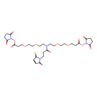 N-马来酰亚胺-N-双(PEG2-琥珀酰亚胺酯)，2182601-73-4，≥98%，阿拉丁