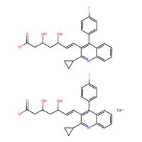 Pitavastatin Calcium,147526-32-7,10mM in DMSO,阿拉丁