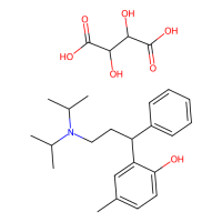 Tolterodine tartrate，124937-52-6，10mM in DMSO，阿拉丁