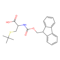Fmoc-S-叔丁基-L-半胱氨酸，67436-13-9，≥98%, mixture of enantiomers，阿拉丁