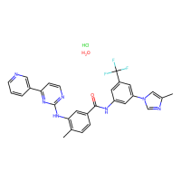 盐酸尼罗替尼一水合物，923288-90-8，10mM in DMSO，阿拉丁