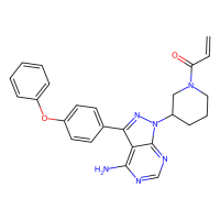 Ibrutinib (PCI-32765)，936563-96-1，Moligand™, 10mM in DMSO，阿拉丁