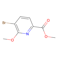 5-溴-6-甲氧基吡啶甲酸甲酯，1214329-07-3，≥97%，阿拉丁