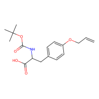 Boc-O-烯丙基-L-酪氨酸，127132-38-1，≥98%(HPLC)，阿拉丁