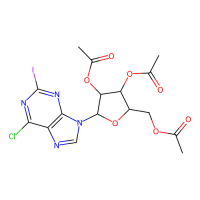 6-氯-2-碘-9-(2',3',5'-三-O-乙酰基-β-D-呋喃核糖基)嘌呤,5987-76-8,≥97%(HPLC),阿拉丁