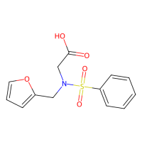 2-[benzenesulfonyl(furan-2-ylmethyl)amino]acetic acid，337494-85-6，10mM in DMSO，阿拉丁