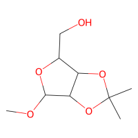 甲基-2,3-O-异亚丙基-beta-D-呋喃核糖苷，4099-85-8，≥95%，阿拉丁