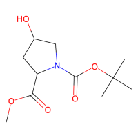 顺式-1-N-叔丁氧羰基-4-羟基-D-脯氨酸甲酯，114676-69-6，≥95%，阿拉丁