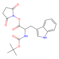 Boc-D-色氨酸N-羟基琥珀酰亚胺酯,22220-11-7,≥95%,阿拉丁