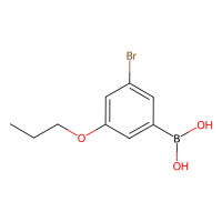3-溴-5-丙氧基苯硼酸（含不定量的酸酐），871126-27-1，≥95%，阿拉丁