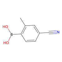 2-甲基-4-氰基苯硼酸(含不定量的酸酐)，313546-18-8，≥95%，阿拉丁