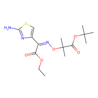 (Z)-2-(2-氨基噻唑-4-基)-2-(1-叔丁氧基羰基-1-甲基)乙氧基亚氨基乙酸乙酯,86299-46-9,≥98%,阿拉丁