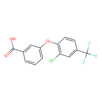 3-[2-氯-4-(三氟甲基)苯氧基]苯甲酸，63734-62-3，≥95%，阿拉丁