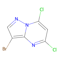 3-bromo-5,7-dichloropyrazolo[1,5-a]pyrimidine，114040-06-1，≥97%，阿拉丁