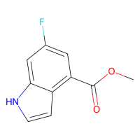 6-氟-1H-吲哚-4-甲酸甲酯，1082040-43-4，≥98%，阿拉丁