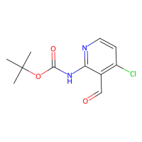 N-(4-氯-3-甲酰基吡啶-2-基)氨基甲酸叔丁酯，868736-42-9，≥97%，阿拉丁