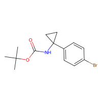 [1-(4-溴苯基)-环丙基]氨基甲酸叔丁酯，360773-84-8，≥97%，阿拉丁