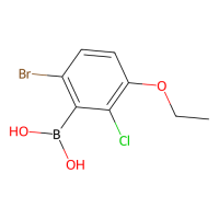 6-溴-2-氯-3-乙氧基苯基硼酸(含有数量不等的酸酐),957121-15-2,≥98%,阿拉丁