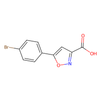 5-(4-溴苯基)异噁唑-3-羧酸，33282-23-4，≥95%，阿拉丁