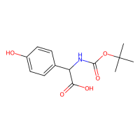 2-(叔丁氧羰基)氨基-2-(4-羟基苯基)乙酸，53249-34-6，≥96%，阿拉丁