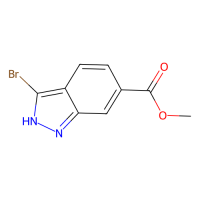 3-溴-1H-吲唑-6-羧酸甲酯，192945-56-5，≥97%，阿拉丁