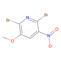 2,6-二溴-3-甲氧基-5-硝基吡啶，79491-46-6，≥97%，阿拉丁