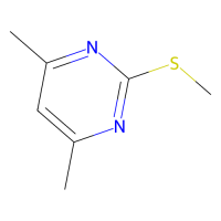 2-甲硫基-4,6-二甲基嘧啶，14001-64-0，≥98%，阿拉丁
