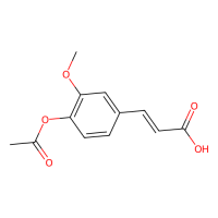4-乙酰-3-甲氧基肉桂酸，2596-47-6，≥97%，阿拉丁