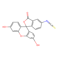 5-异硫氰酸荧光素 (异构体I),3326-32-7,Ex:498nm, Em:517nm, ≥95%(HPLC),阿拉丁