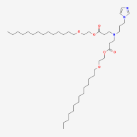bis(2-(tetradecyloxy)ethyl)3,3'-((3-(1H-imidazol-1-yl)propyl)azanediyl)dipropionate(93-O17O)；≥98%；2227214-78-8；阿拉丁