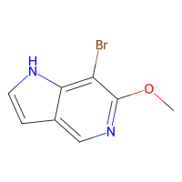 7-溴-6-甲氧基-5-氮杂吲哚，1190314-42-1，≥95%，阿拉丁