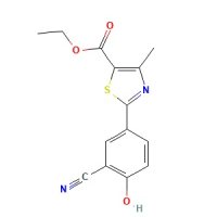 2-(3-氰基-4-羟基苯基)-4-甲基-1,3-噻唑-5-羧酸乙酯，161798-02-3，≥97%，阿拉丁