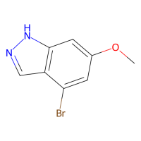4-bromo-6-methoxy-1H-indazole，885520-83-2，≥97%，阿拉丁