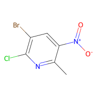 3-溴-2-氯-5-硝基-6-甲基吡啶，856834-95-2，≥98%，阿拉丁