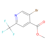 5-溴-2-(三氟甲基)吡啶-4-羧酸甲酯，1211589-41-1，≥95%，阿拉丁