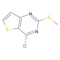 4-氯-2-甲硫基噻吩并[3,2-d]嘧啶，176530-47-5，≥98%，阿拉丁