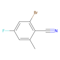 2-溴-4-氟-6-甲基苄腈，916792-09-1，≥98%，阿拉丁