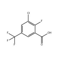 3-氯-2-氟-5-(三氟甲基)苯甲酸，129931-45-9，≥98%，阿拉丁