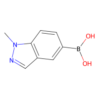 (1-甲基-1H-吲唑-5-基)硼酸，590418-08-9，≥97%，阿拉丁