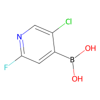 2-氟-5-氯吡啶-4-硼酸 (含不同量的酸酐),1034659-38-5,≥96%,阿拉丁