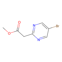 2-(5-溴嘧啶-2-基)乙酸甲酯，948594-80-7，≥97%，阿拉丁