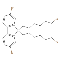 2,7-二溴-9,9-双(6-溴己基)芴，570414-33-4，≥98%，阿拉丁
