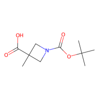 1-[(叔丁氧基)羰基] -3-甲基氮杂环丁烷-3-羧酸，887591-62-0，≥97%，阿拉丁