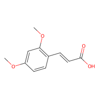 2,4-二甲氧基肉桂酸,6972-61-8,≥96%,阿拉丁