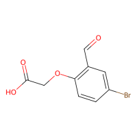 (4-溴-2-甲酰基苯氧基)乙酸,24589-89-7,≥97%,阿拉丁