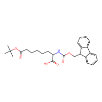(S)-2-FMOC-氨基辛二酸 8-叔丁酯，276869-41-1，≥95%，阿拉丁